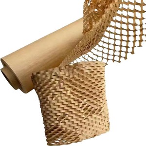 Rouleaux de papier protecteur alvéolé recyclable, facile à utiliser, papier d'emballage alvéolé kraft <span class=keywords><strong>pour</strong></span> déménagement et emballage - Product Image 1