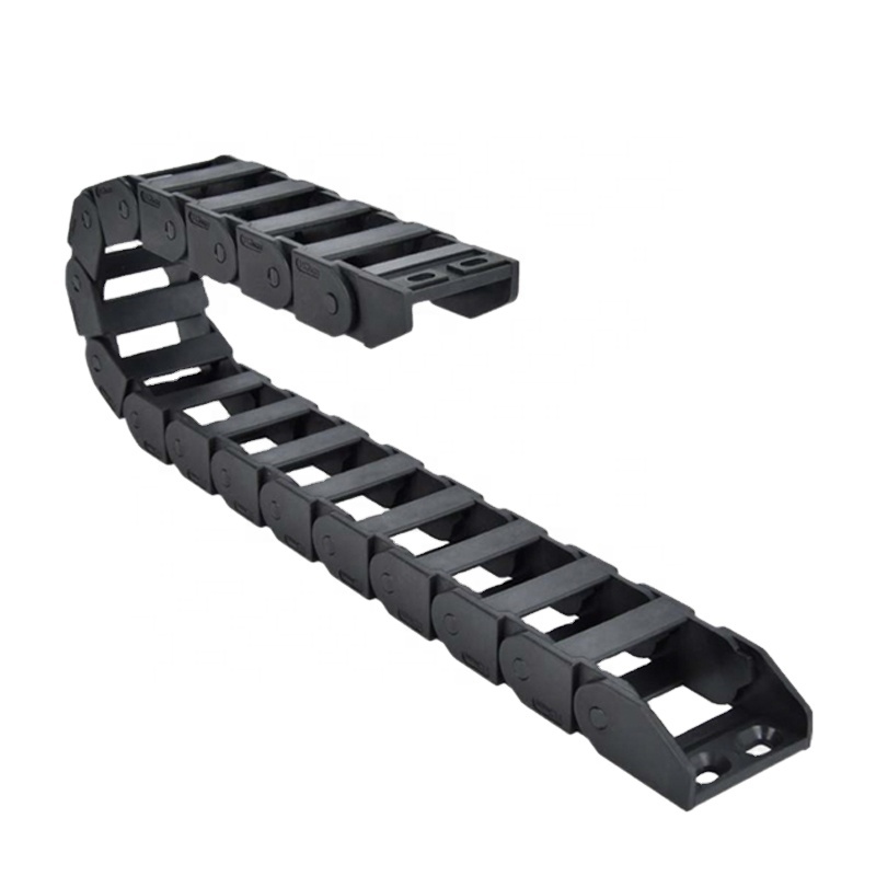 Полузакрытая пластиковая кабельная цепь мини-размера 18*18