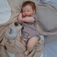 Poupée bébé réaliste de 50 cm, simulée, endormie, adorable nouveau-né, jouet pour enfants, cadeaux, accessoires de jeu d'imitation