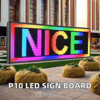 Pantalla LED para Exteriores Personalizada a Todo Color con WiFi, Texto Programable Desplazable, IP65, Brillo de 4000 Nits