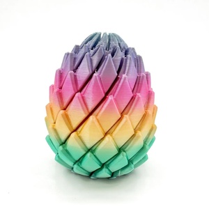 Verformbares 3D-Druck Twist Dekompressions-Osterei-Modell Drachen-Spielzeug Schleim-Ball Desktop Cooles Buntes Jugend-Spielzeug - Product Image 6