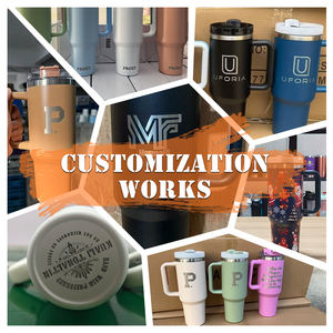 Taza Térmica de Acero Inoxidable de 40 Oz con Logotipo Personalizado, Taza de Café de 40 Oz, Taza de Viaje con Asa - Product Image 6