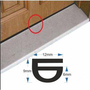 Selbst klebende Automobil E-Form Schaum Epdm Autotür Kanten verkleidung mit 3m Klebeband Gummi dichtung Schutzst reifen Wetterschutz - Product Image 3