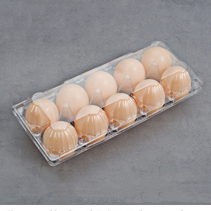 Carton à œufs réutilisable en plastique transparent, capacité 30 œufs, plateau transparent pour usage familial et pastoral - Product Image 4