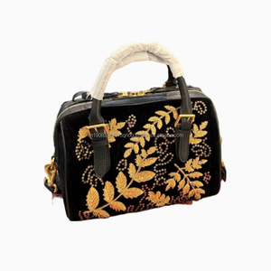 Sacs de soirée en velours vintage de luxe pour femmes, nouvelle conception de haute qualité, élégant, avec des perles brillantes, sac à main de fête tendance - Product Image 3