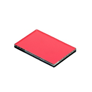 Nhà máy tùy chỉnh 1.0mm 2 mm Độ dày chịu nhiệt Borosilicate lưỡng sắc kính lọc màu cho máy chiếu - Product Image 1