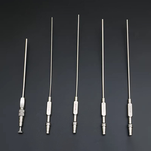 Aspirador Nasal de Acero Inoxidable, Instrumentos ORL, Instrumentos de Otorrinolaringología, Septoplastia, Extractor de Sangre Nasal Curvo sin Aguja - Product Image 2