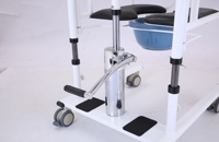 Chaise de transfert pour patient légère, réglable hydrauliquement, portable, manuelle, pour déplacer les patients handicapés, XIANGLEJIAN, garantie 3 ans