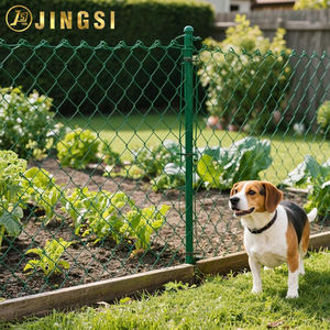 Black Galvanized Diamond Wire Mesh Chain Link Fence Frame Fence Grillage Pour Clture <strong>Champ</strong> - Product Image 4