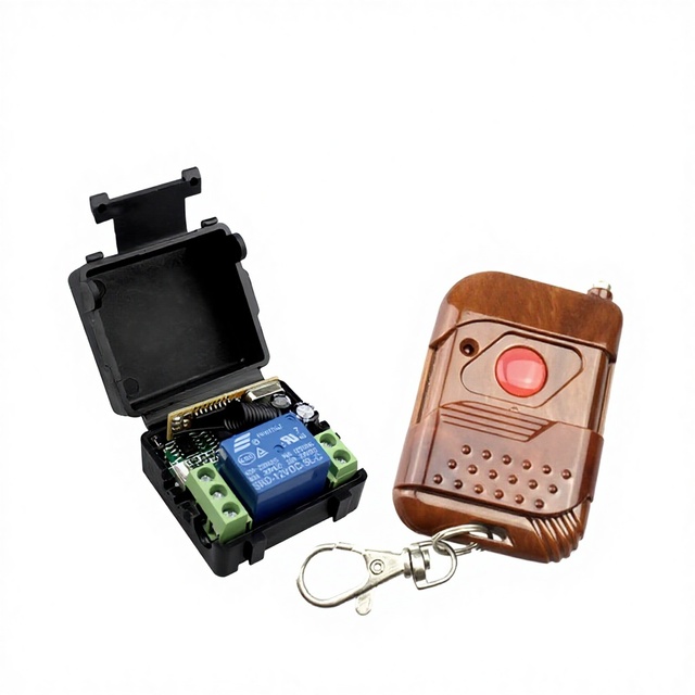 Access Control Automatic Door Remote Control System-Wireless Long Distance Unlock with Anti-Interference Delay Module