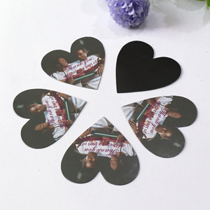 Foto impresa corazón nevera imán decoración del hogar invitación de boda GUARDAR LA FECHA tarjetas conmemorativas tarjetas magnéticas - Product Image 5