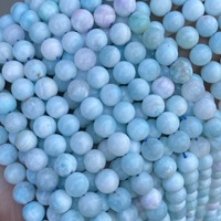 6 8 10mm perles naturelles hémimorphite en vrac perles Larimar pour bijoux bracelets fabrication de colliers