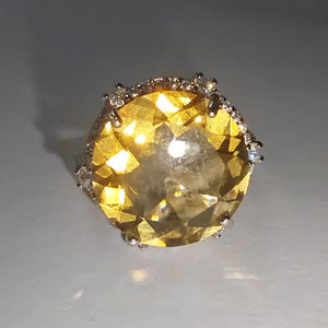 Perhiasan kelas atas halus untuk wanita, perhiasan cincin warna perak alami mode 925 - Product Image 2