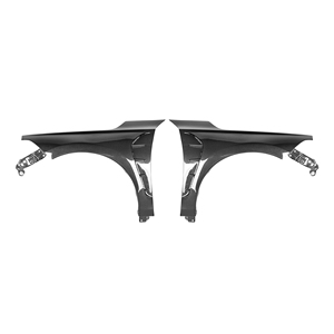Parafango anteriore in fibra di carbonio reale con rifiniture laterali V per <span class=keywords><strong>Honda</strong></span> 11th Civic FL1 2021-2024 parafanghi civici - Product Image 1