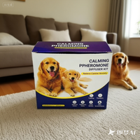2025 vendeur chaud chien calmant phéromone diffuseur réduire l'anxiété des animaux de compagnie Stress confort chien Plug diffuseur Anti anxiété 60 jours d'approvisionnement