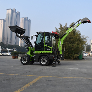 โรงงานผลิต EBL15-26 รถตักล้อยางแบบลากจูง 4x4 ดีเซล ไฮดรอลิก ดีไซน์กะทัดรัด สำหรับใช้งานทางการเกษตร - Product Image 1