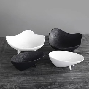 Benutzer definierte kleine Trocken frucht Teller Dessert Obst Snack Cupcake Nachmittags tee Party Servier platte Keramik Kuchenst änder - Product Image 1