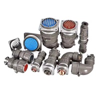 Conector Serie 2PM22, 4 Pines, Hembra, Recto, Sin Protección, con Contactos Plateados
