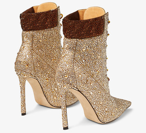 Stivaletti <span class=keywords><strong>con</strong></span> <span class=keywords><strong>tacco</strong></span> alto <span class=keywords><strong>con</strong></span> diamanti personalizzati da donna stivaletti da neve autunnali stile Fetish invernali per donna - Product Image 5
