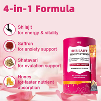 Bâtonnets de miel au shilajit pour femmes, usage quotidien |   Bâtonnets de miel Shilajit naturel, emballés sur mesure, pour le soutien minéral |   Service de marque privée