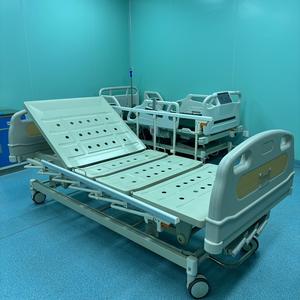 Медицинская ручная Больничная койка многофункциональная и настраиваемая 3-кривошипная конструкция для домашнего ухода или использования в больнице заводская цена - Product Image 5