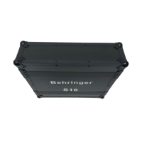 Boîtier de scène 2U en aluminium OEM personnalisé, entièrement noir, avec protection robuste IP67 étanche, pour équipement audio et interface de mixage