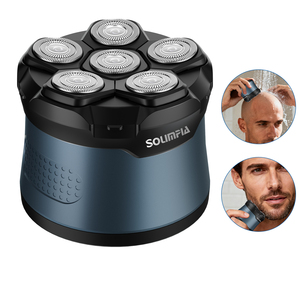 HT-965 <span class=keywords><strong>Tondeuse</strong></span> à <span class=keywords><strong>cheveux</strong></span> électrique à 6 têtes pour hommes-Sans fil, étanche, rechargeable, affichage LED - Product Image 1
