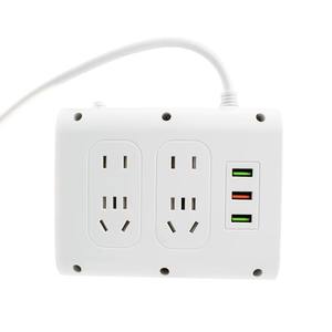 Enchufe Universal Inteligente, Toma de Corriente USB, Regleta de Seguridad de 2500W con Puertos de Carga USB Dobles, Diseño de Barra - Product Image 2