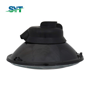 Faro Circular Semiabierto de 5.75 Pulgadas con Bombilla <span class=keywords><strong>LED</strong></span> de Luz Cercana y Lejana, Nuevo, Halógeno H4 de Vidrio - Product Image 3