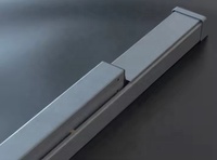 Dispositif de sortie de jante de barre de poussée d'acier inoxydable de 3 heures UL Fire Rated Metal Single Door Panic Door Lock Hardware