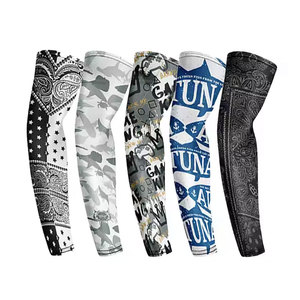 Baseball Bras Manches Sports Respectueux De La Peau Sport Art Manches Completes Bras Sports Compression Manches - Product Image 2