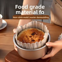 Papiers sulfurés basques de qualité alimentaire, plats et sans plis, résistants au four, pour moules à gâteaux