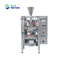 Machine de remplissage et de scellage verticale Elemotion avec moteur chinois pour l'emballage de sachets de riz, de snacks, de matériaux plastiques et en papier