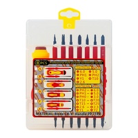 Juego de Destornilladores Aislados VDE de Alta Calidad para Electricistas, Combinación de Acero con Alto Contenido de Carbono, Personalizable OEM, Garantía de 3 Años, Estuche Rígido
