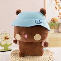 Jouets en peluche Bubu Dudu en coton doux sur mesure, vente en gros d'usine, cadeaux de Noël pour enfants très demandés, emballés en boîte