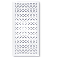 Tôle perforée Aluminum1050 x 2100 d'acier inoxydable du feuillard 1mm enduite par poudre blanche anodisé