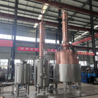 Alambics à alcool en cuivre de haute pureté fabriqués à la main par ZJ en Chine