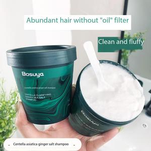 Shampooing exfoliant à la Centella et aux herbes 250g, au sel marin et au gingembre pour le nettoyage des cheveux, antipelliculaire, vente en gros - Product Image 4