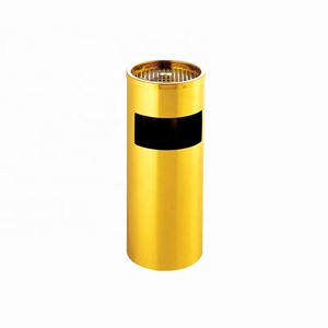 Floor Ashtray Waste Bin Trash Can Dustbin Garbage Bin Storage Bucket Cheap Price Hotel Lobby Stainless Steel,stainless Steel