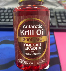 อาหารเสริมเพื่อสุขภาพ OEM ODM น้ำมันคริลล์แอนตาร์กติกแบบซอฟต์เจล 120 แคปซูล สำหรับสุขภาพ โอเมก้า 3 EPA DHA อาหารเสริมบำรุงร่างกายประจำวัน - Product Image 5