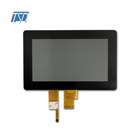 7 ''7 pulgadas 1000NITs alto brillo 1024x600 resolución IPS USB I2C interfaz pantalla LCD con panel táctil