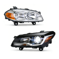 Ensemble de phares LED universel 12V 24V IP67 étanche 6000K 8000 Lumens, faisceau haut/bas, fonction DRL, pièces d'éclairage automobile