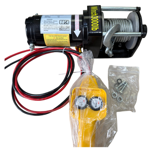 CE-Zertifizierte Hochleistungs-Elektroseilwinde 3000LBS 12V/24V für Anhänger und Bootshebevorrichtungen, Anpassbar - Product Image 1