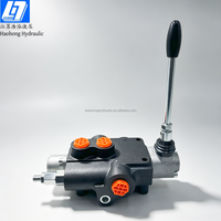 Katup Kontrol Arah Monoblock Manual Kapasitas Tinggi 80 Liter/menit Distributor Hidrolik P80 1 Spool Katup Hidrolik Manual