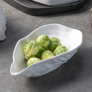 Fournisseur de restaurant Yayu assiettes à dîner en forme de pierre de style japonais spécial à 1320 degrés plat de service en porcelaine - Product Image 5