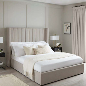 Ensemble de literie pour chambre à coucher confortable et personnalisé Lit doux avec cadre de lit rembourré pour mobilier de chambre à coucher Lit de beauté de style moderne - Product Image 4