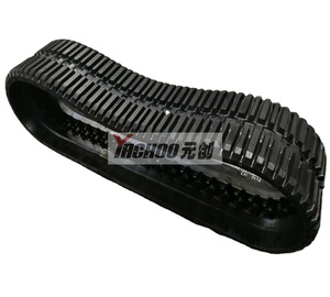 Heavy Duty <span class=keywords><strong>Rubber</strong></span> Tracks para Snowmobiles e ATV/UTV Veículos-<span class=keywords><strong>450x81x76</strong></span> Snow Tracks com Spike Lugs - Product Image 1