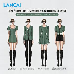 OEM Custom Design Your Brand Clothing High Quality Manufacturer Low MOQ Sexy Lace Summer Dresses Elegant Casual Women's Dresses - Product Image 1