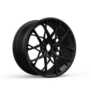 Hongxin कस्टम टोयोटा मैट ब्लैक 18, 19, 20, 21, 22, 23 इंच के सेट 35 मिमी जाली एल्यूमीनियम मिश्र धातु पहियों के लिए उपयुक्त - Product Image 1