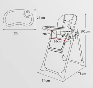 <span class=keywords><strong>Chaise</strong></span> <span class=keywords><strong>haute</strong></span> portable au design moderne pour l'alimentation de bébé <span class=keywords><strong>Chaise</strong></span> pour enfants de <span class=keywords><strong>haute</strong></span> qualité avec <span class=keywords><strong>harnais</strong></span> de sécurité à <span class=keywords><strong>5</strong></span> <span class=keywords><strong>points</strong></span> - Product Image 5